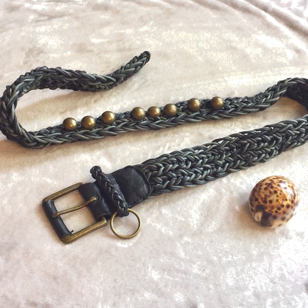 ❤️linen and leather belt❤️